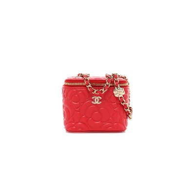 CHANEL MINI VANITY CASE WITH CHAIN 1282537 (10*9*7cm)